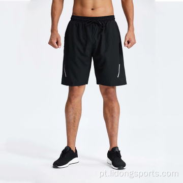 Men do logotipo personalizado Treinando shorts em branco da academia